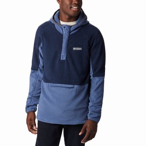 Columbia Basin Trail™ 1/2 Snap Skinna Hoodie Herr Marinblå (KMQUR1326)